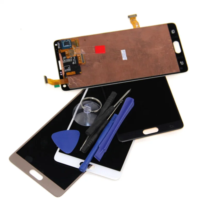 AMOLED lcd для samsung Galaxy Note 4 Note4 N910C N910 N910A N910F дисплей кодирующий преобразователь
