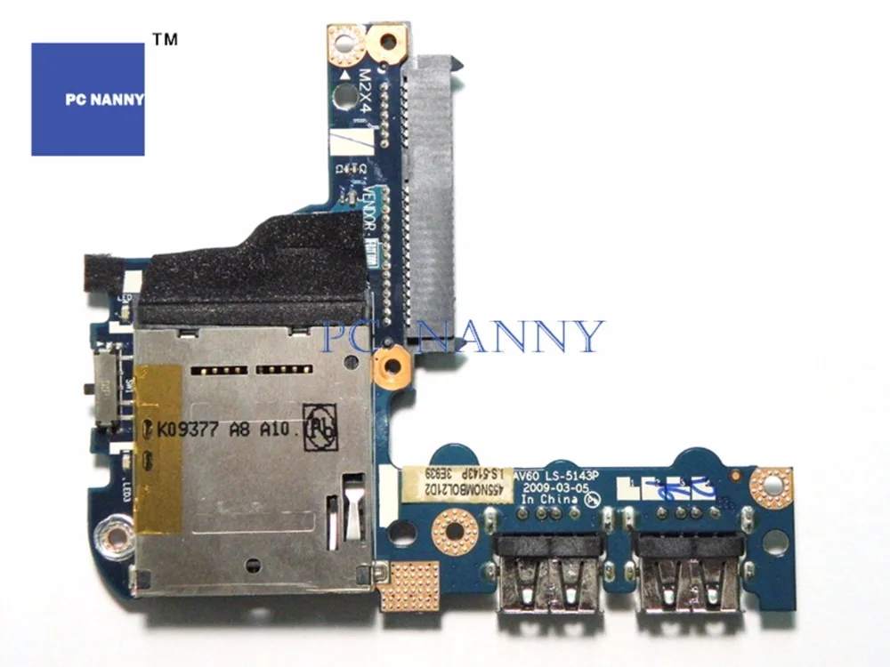 PC Няня для Aspire One D250 один KAV60 жесткого диска Разъем устройство чтения карт USB доска