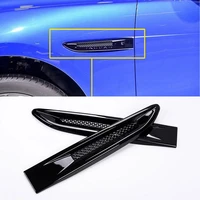 2 pcs car side fender vent trim cover fender side air outlet abs car styling for jaguar xf xe f pace auto exterior accessories