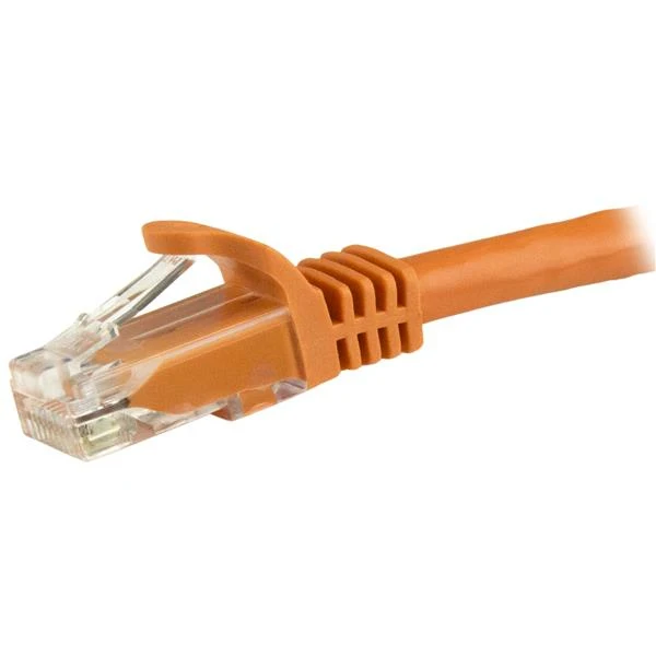 StarTech.com Cable de Red Ethernet Cat6 Snagless 3m Naranja - Patch RJ45 UTP U/UTP (UTP) |