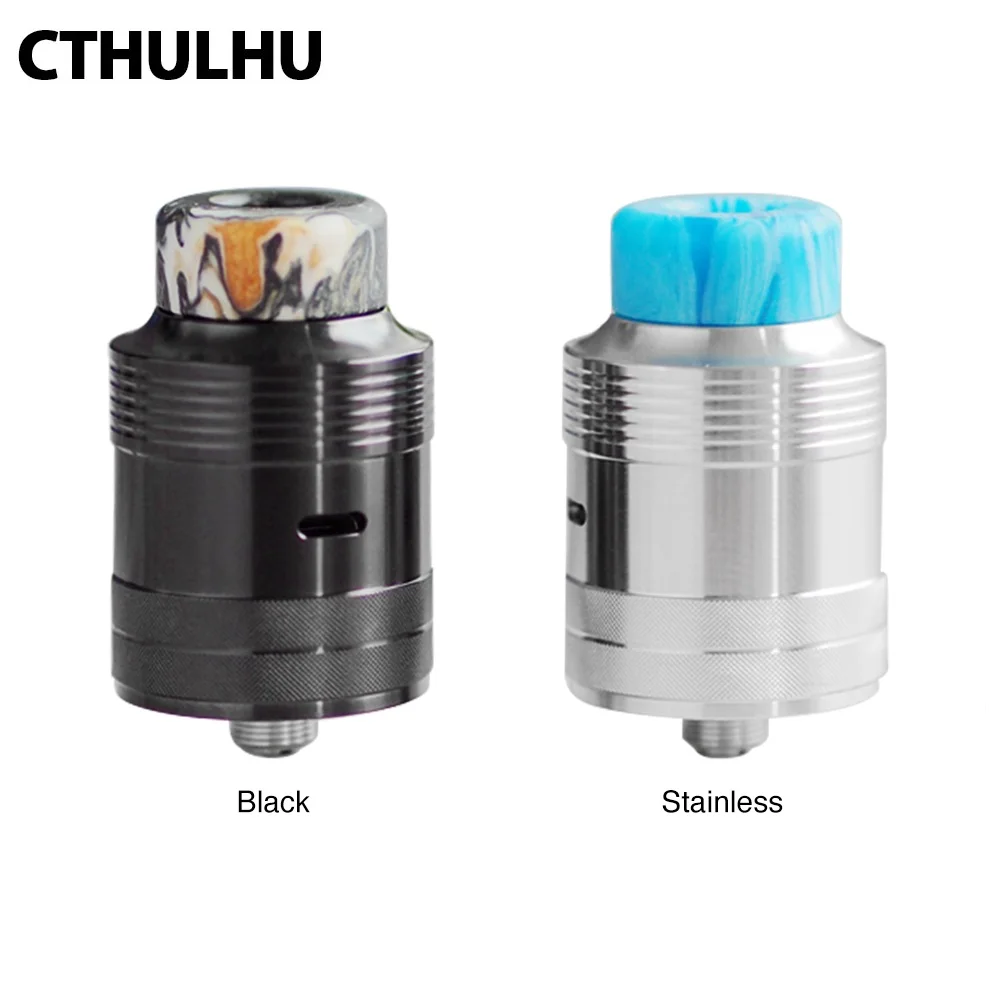 New Original Cthulhu Mjolnir RDA with 24mm single coil double chamber &amp BF pin Fit Squonker MOD vape tank vs Drop | Электроника