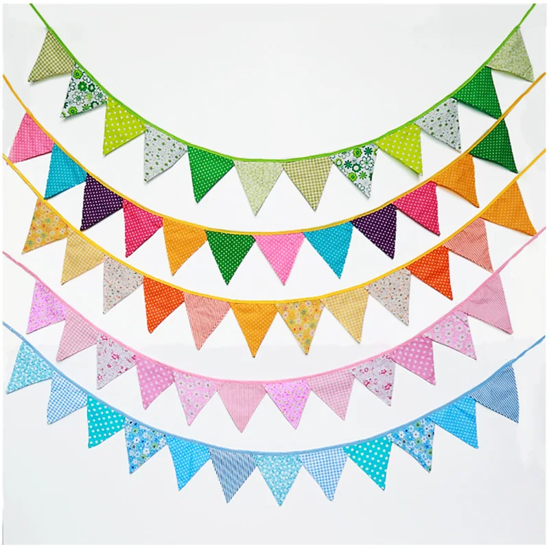 2 шт. баннеры гирлянды из хлопка для детской комнаты|banner bunting|banner weddingbanner baby shower |