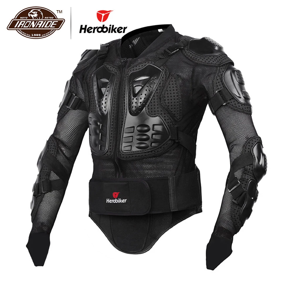 Куртка мотоциклетная Herobiker защитная Экипировка бронированная защита для гонок