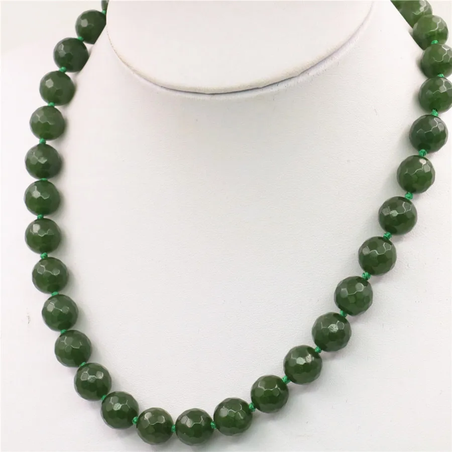 Ожерелье женское из натурального камня 18 дюймов дюймов|necklace wholesale|green beadsbeads green |