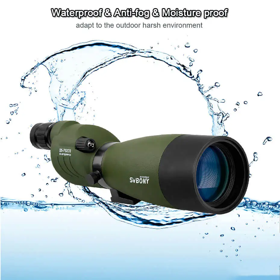 SVBONY SV17 Зрительная труба 25-75x70mm зум водонепроницаемый 180 De для охоты стрельба из лука телескоп оптика с 54 ''высокий штатив F9326G