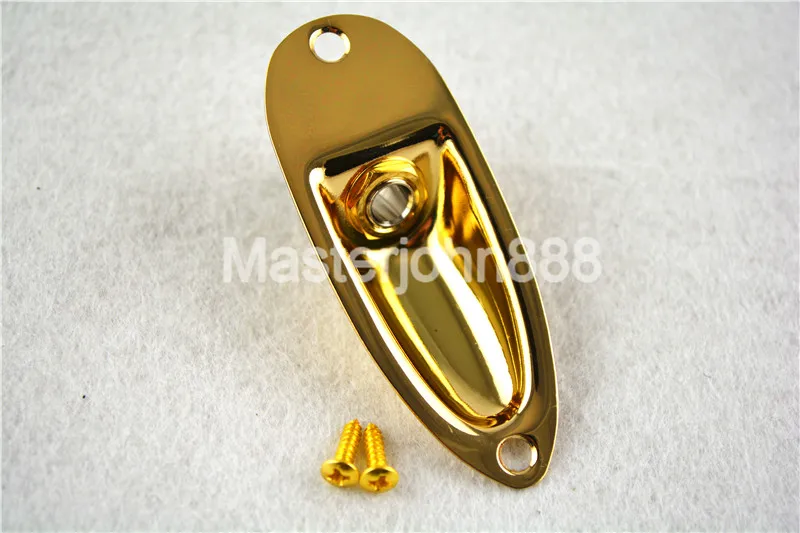 Золотистая/хромированная/черная фоторозетка с 2 винтами для электрогитары ST SQ |