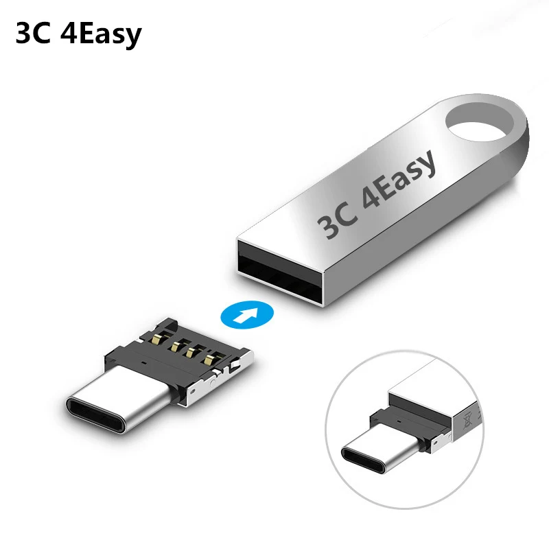 MINI type-C адаптер USB-C USB 2 0 OTG кабель для Xiaomi Galaxy S9 S8 Plus Oneplus 5T Macbook Pro U диск | Мобильные