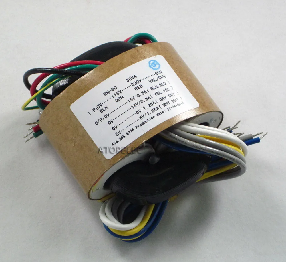 115V 230V 30W R Core трансформатор 15V + 6V для аудио усилителя усилитель DAC Core|r-core