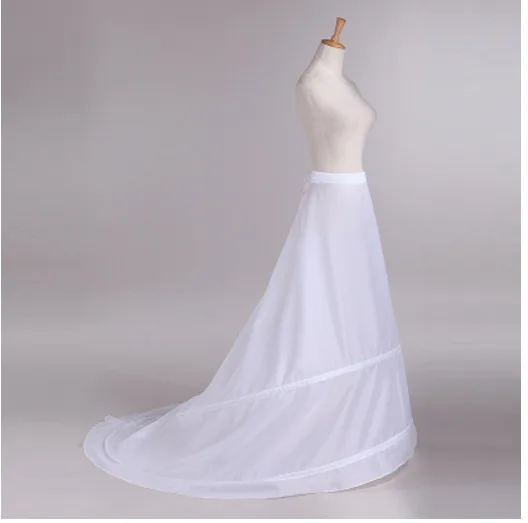 Enaguas Свадебная юбка-комбинация Свадебные аксессуары Chemise 2 Hoops для линии хвост платье-американка кринолин