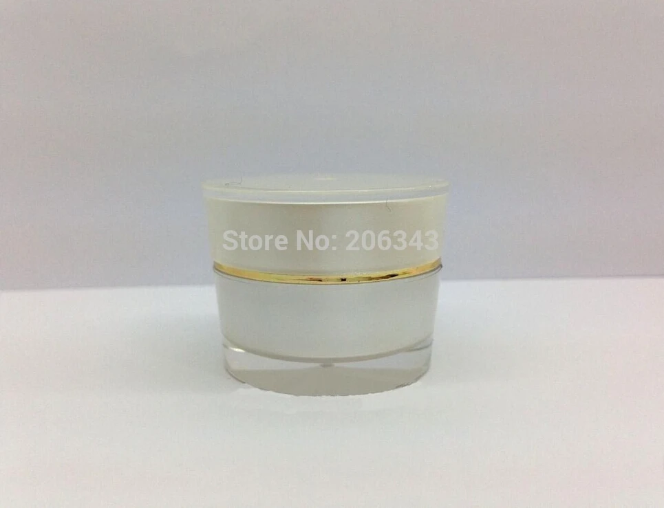 5 г акриловая конусная жемчужная белая кремовая бутылка косметический контейнер