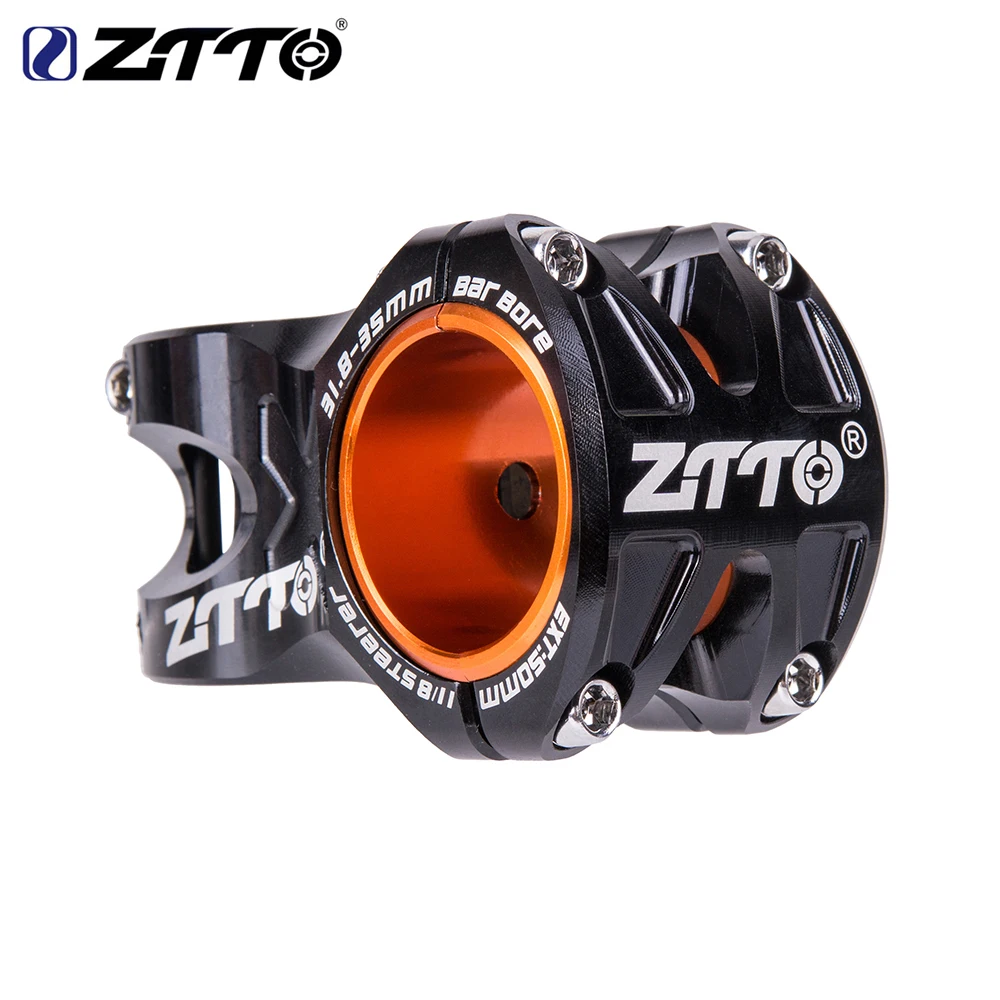 ZTTO MTB 50 мм вынос руля CNC 35 мм 31,8 мм руль для велосипеда Сверхлегкий 0 градусов подъем DH AM вынос руля Enduro 28,6 мм Steerer горный велосипед