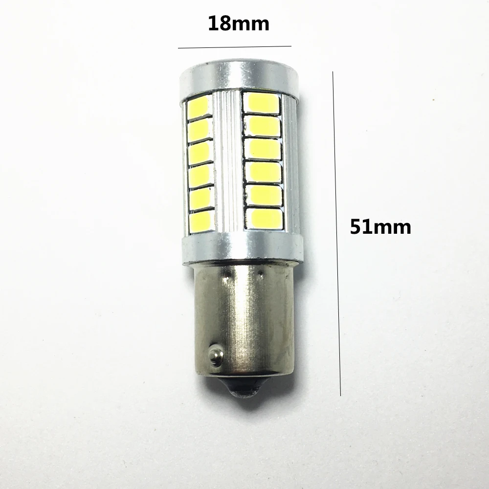 2 шт. 1156 ba15s P21W led 5630 5730 smd Автомобильный задний стоп светильник s красный белый