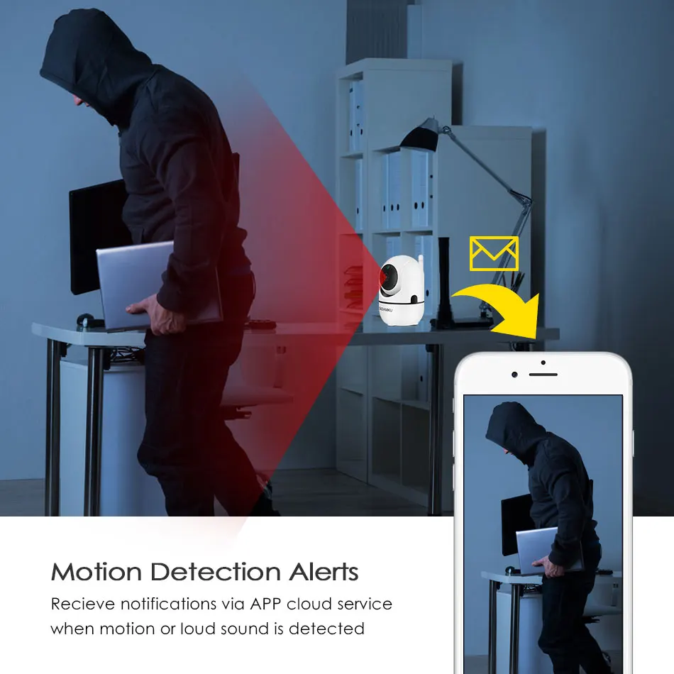 1080P облачная Беспроводная IP камера Wifi домашняя безопасности с функцией