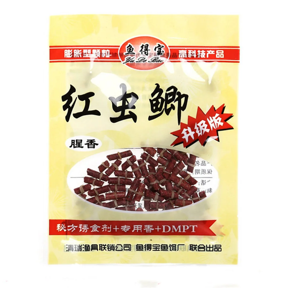 Мягкие приманки для ловли червя красного цвета 1 сумка карпа живые аксессуары