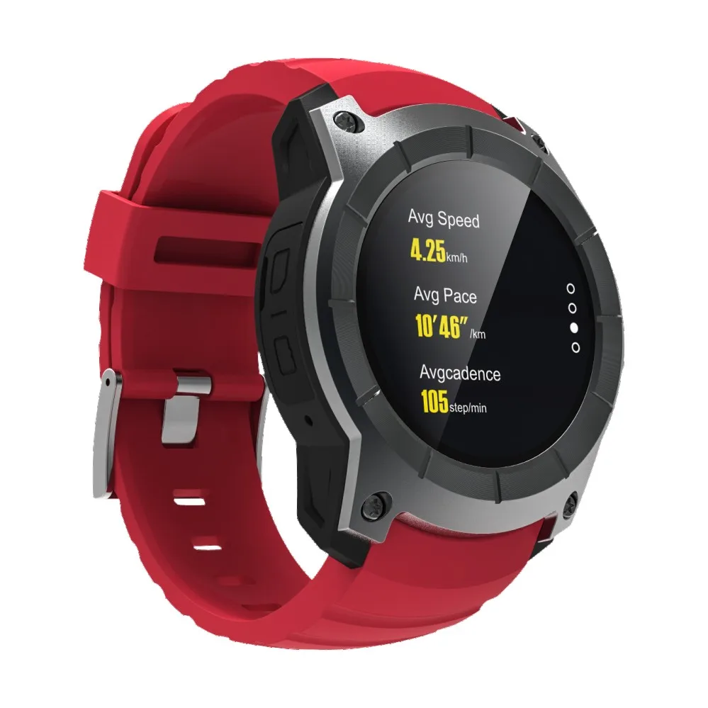 Smartch S958 GPS Smart Watch Multi-function Sport Heart Rate Monitor Support SIM TF Card Barometer Activity Track Mu |