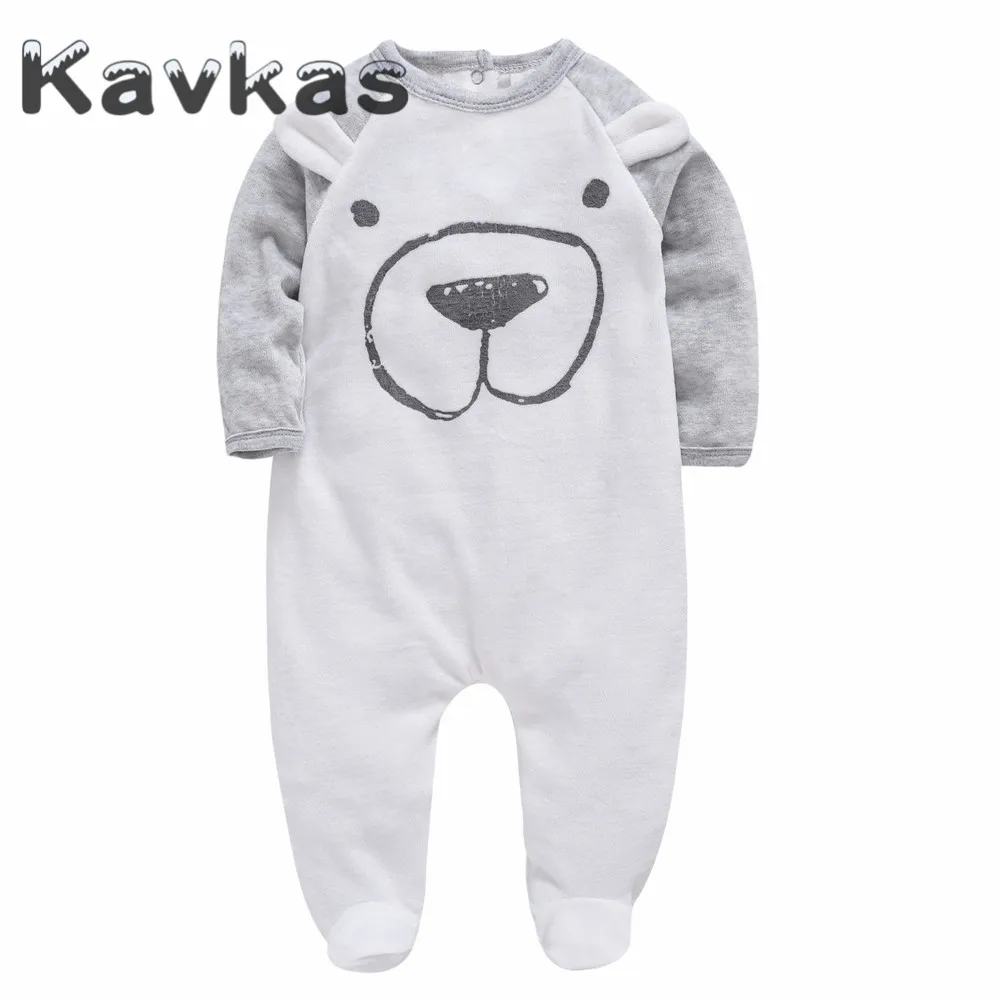 Kavkas/ г.; детские комбинезоны; roupa de bebes; Одежда для новорожденных с длинными рукавами с героями мультфильмов; зимний комбинезон для маленьких мальчиков