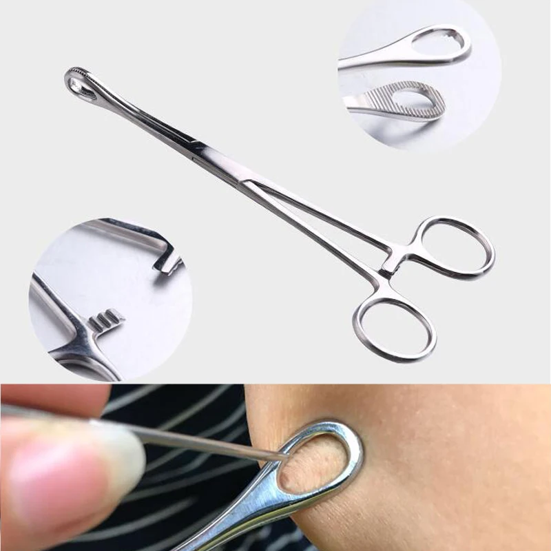 Саяо 1 шт. из нержавеющей стали для ушей губ пупка или носа язычка щипцы