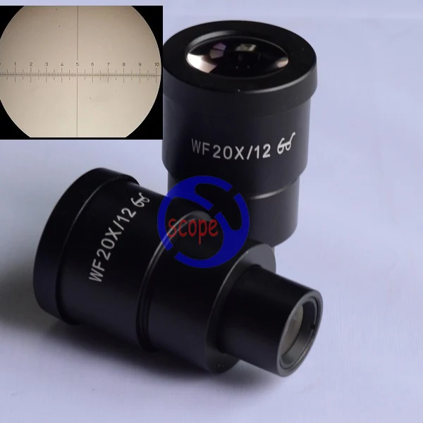 FYSCOPE WF20X/12 супер Widefield 10X микроскоп окуляр с калибровочный окуляр микроскопа 30 мм