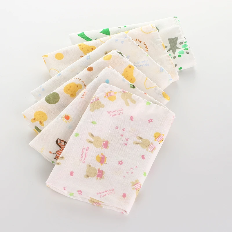 10 шт. 100% хлопок марля для новорожденных младенцев с рисунком купания 29*29 см