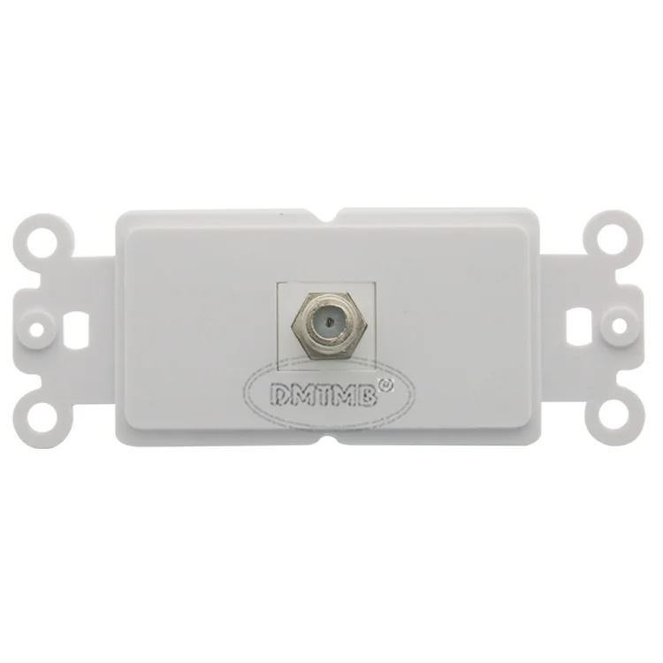 Внутренняя настенная панель 1 порт F head TV с кейстон стиль и поддержка DIY|wall plate|tv wall