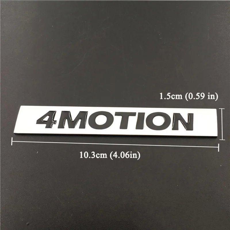 4 движения автомобиля Стайлинг задний багажник эмблема металлический стикер