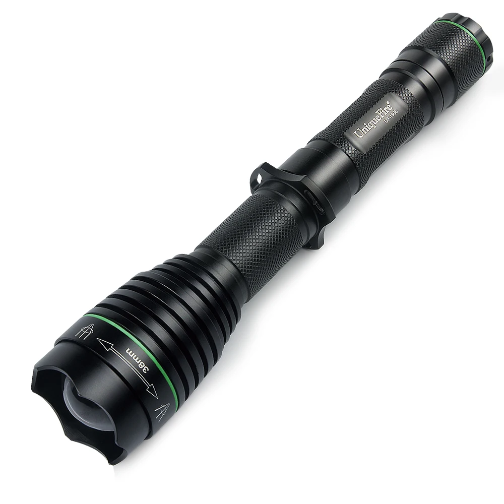 

UniqueFire 1508 38mm XRE LED Flashlight Colorful Hunting Zoomable 3 Modes Lantern Green / Red /White Light For Outdoor Free Ship