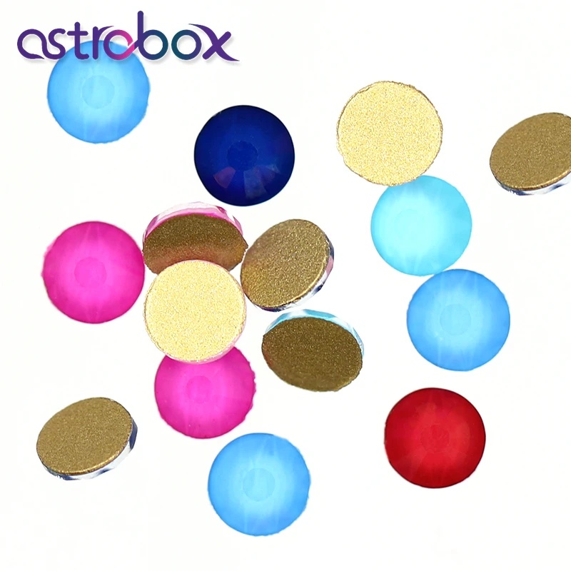 Милый MK цветной прозрачный камень стразы с плоской задней поверхностью