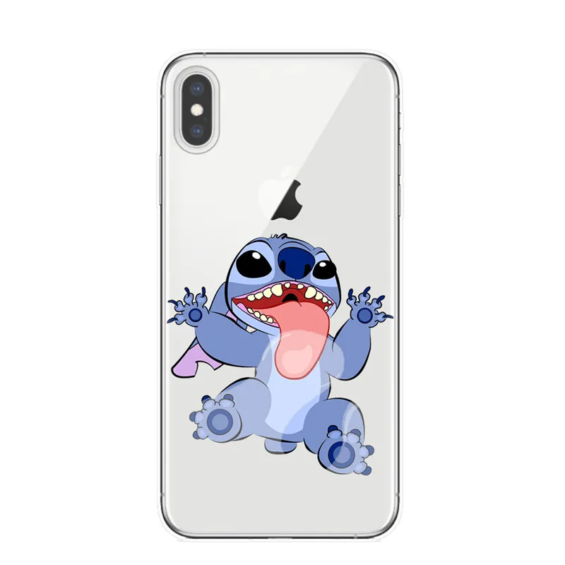 T5978 Чехол для телефона для iPhone 11 Pro XS Max мультяшный стежок чехол Мягкий силиконовый чехол s для iPhone X XR 8 7 6 6S Plus 5S SE чехол - Цвет: T5978