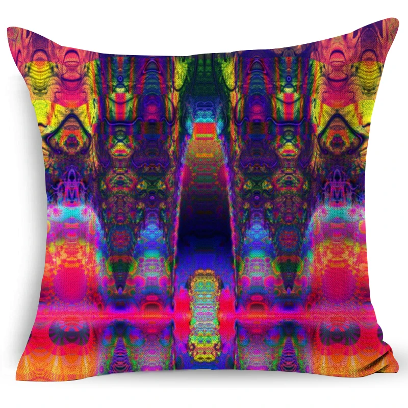 Новинка 2017 печати нескольких геометрический узор хлопок белье диванные подушки