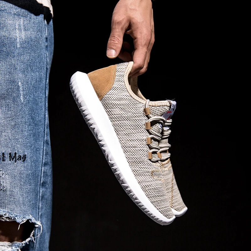 Спортивная обувь для мужчин дышащие сетчатые спортивные кроссовки прогулок бега