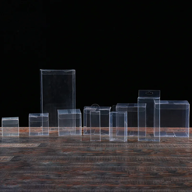 10 Pieces/lot 15*15*30cm PVC Large transparent plastic box packing boxes for gift/candy/cosmetic/long Wedding Party | Дом и сад