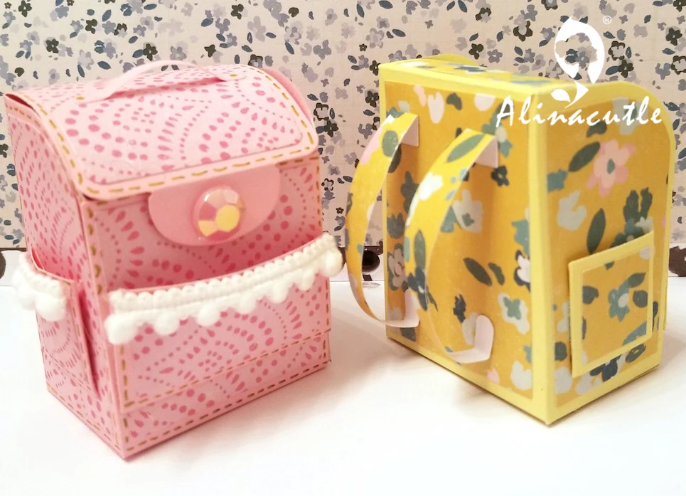 Высечки металла высечки рюкзак мешок конфеты Alinacraft скрапбук Бумага Ремесло