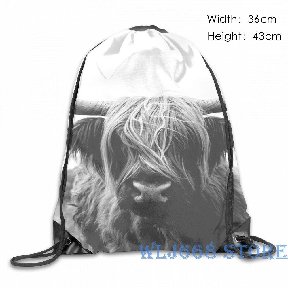 Забавные сумки на плечо с графическим принтом для женщин шотландский горный рот