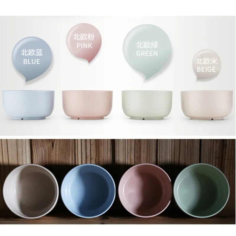 Новинка высокое качество 2 комплекта чаши пшеничная соломенная домашняя лапша