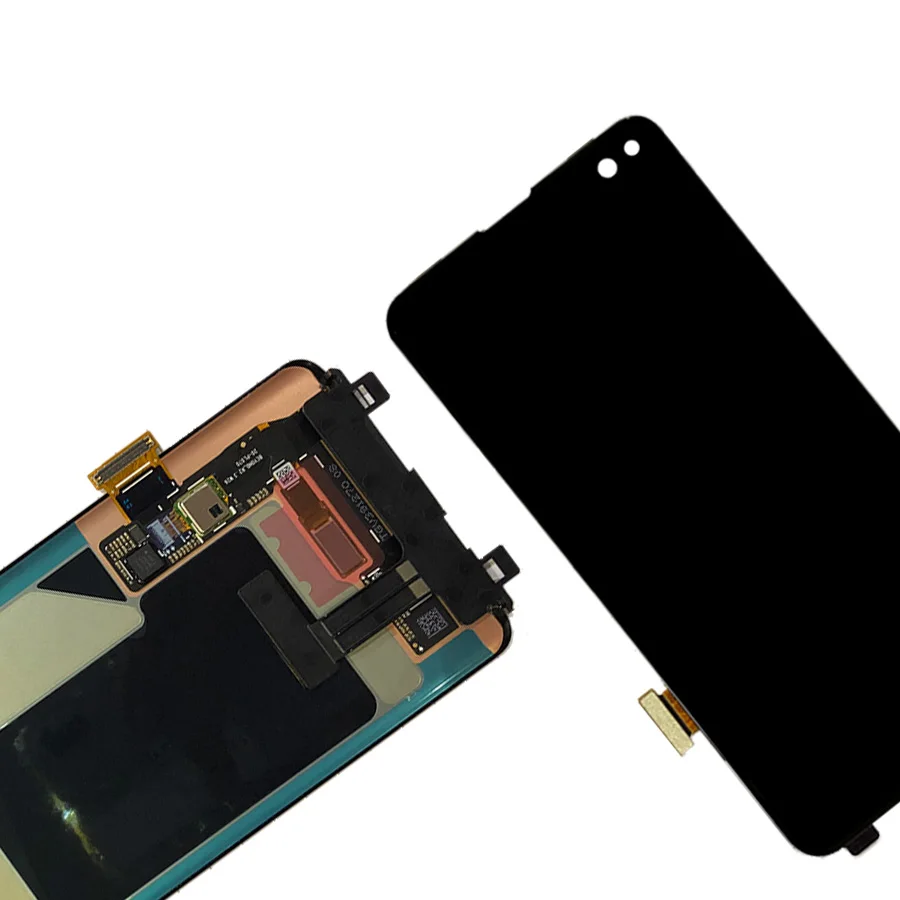 AMOLED для samsung Galaxy S10 SM-G9730 G973 ЖК-дисплей сенсорный экран дигитайзер Замена для samsung S10 Plus G9750 ЖК