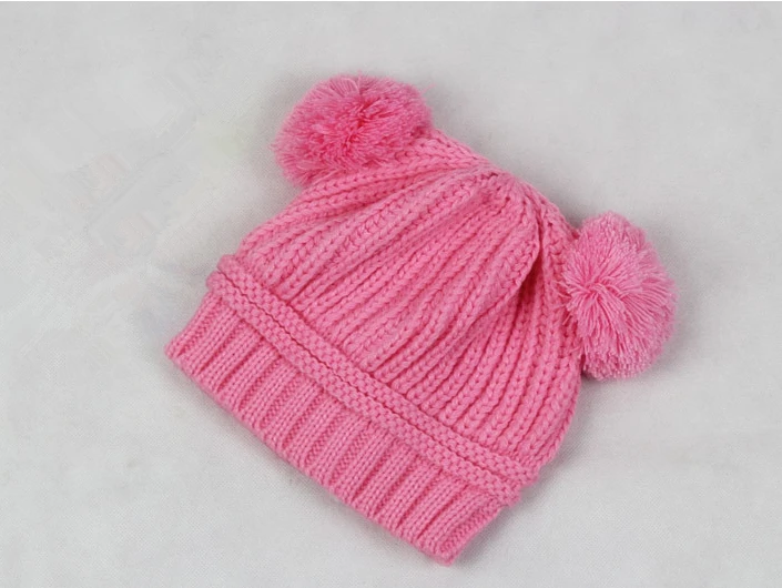 Детские вязаные шапки в форме панды 5 цветов | Детская одежда и обувь