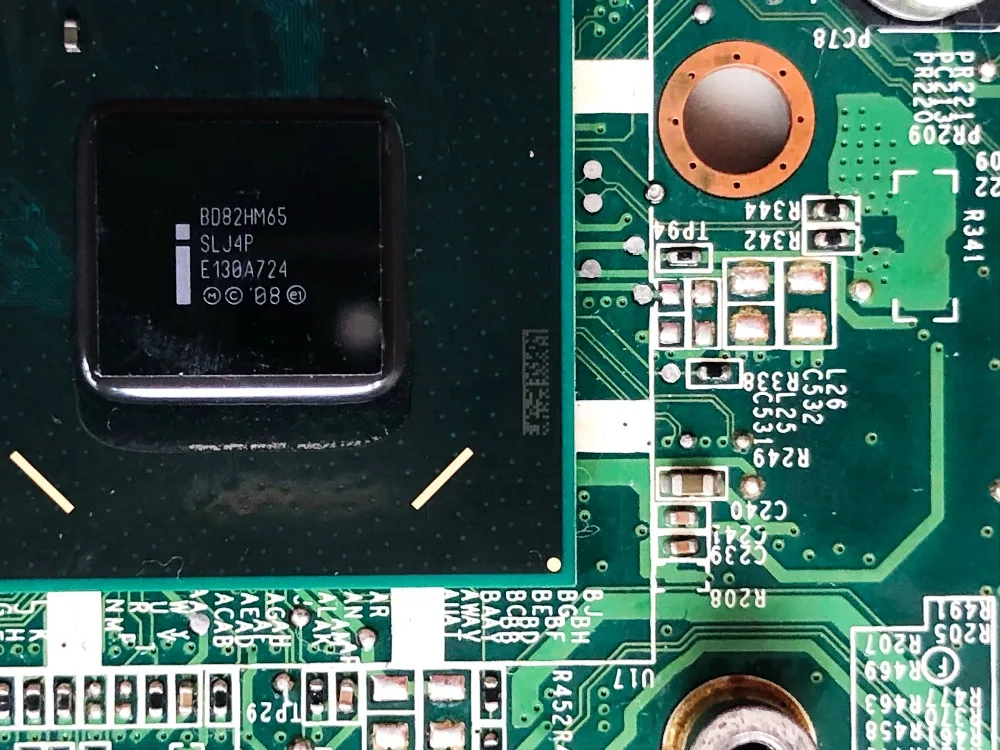 Плата разъемов для Toshiba L700 L740 L745 Материнская плата ноутбука HM65 DATE5DMB8F0 A000074700 протестированный отлично разъемы