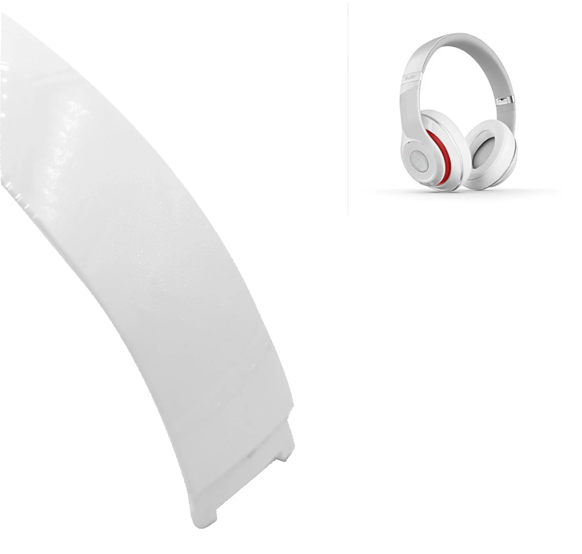 white Defean сменная Повязка На Голову Повязка на голову для studio o2.0/studio беспроводные наушники+ Инструменты - Цвет: white