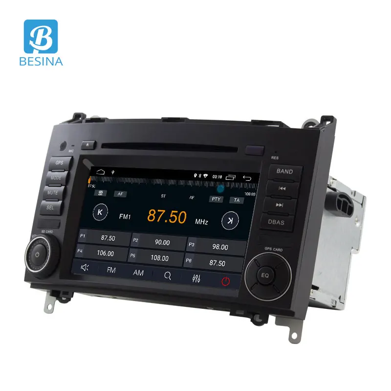 Besina 2 Din Android 10 0 автомобильный dvd-плеер для Mercedes Benz B200 B150 B170 B Class A180 Viano Vito Sprinter W245 W209