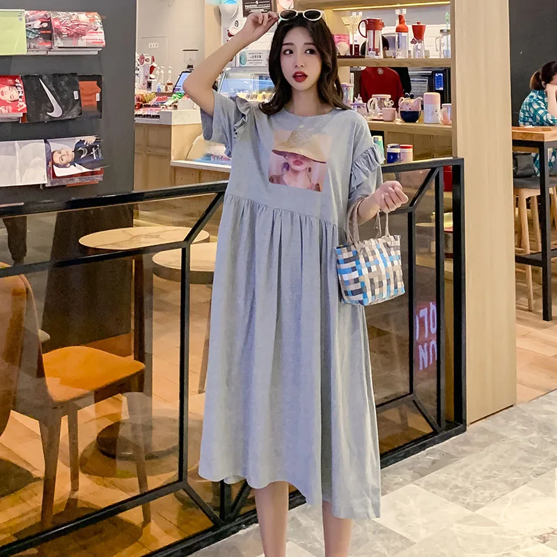 2019 Новое поступление летнее платье для беременных женские модные платья с