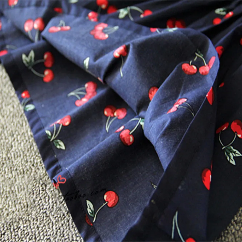 Девочка Летнее Платье Дети Подростки Рукавов Печати Шаблон Хлопка Платья Одежда