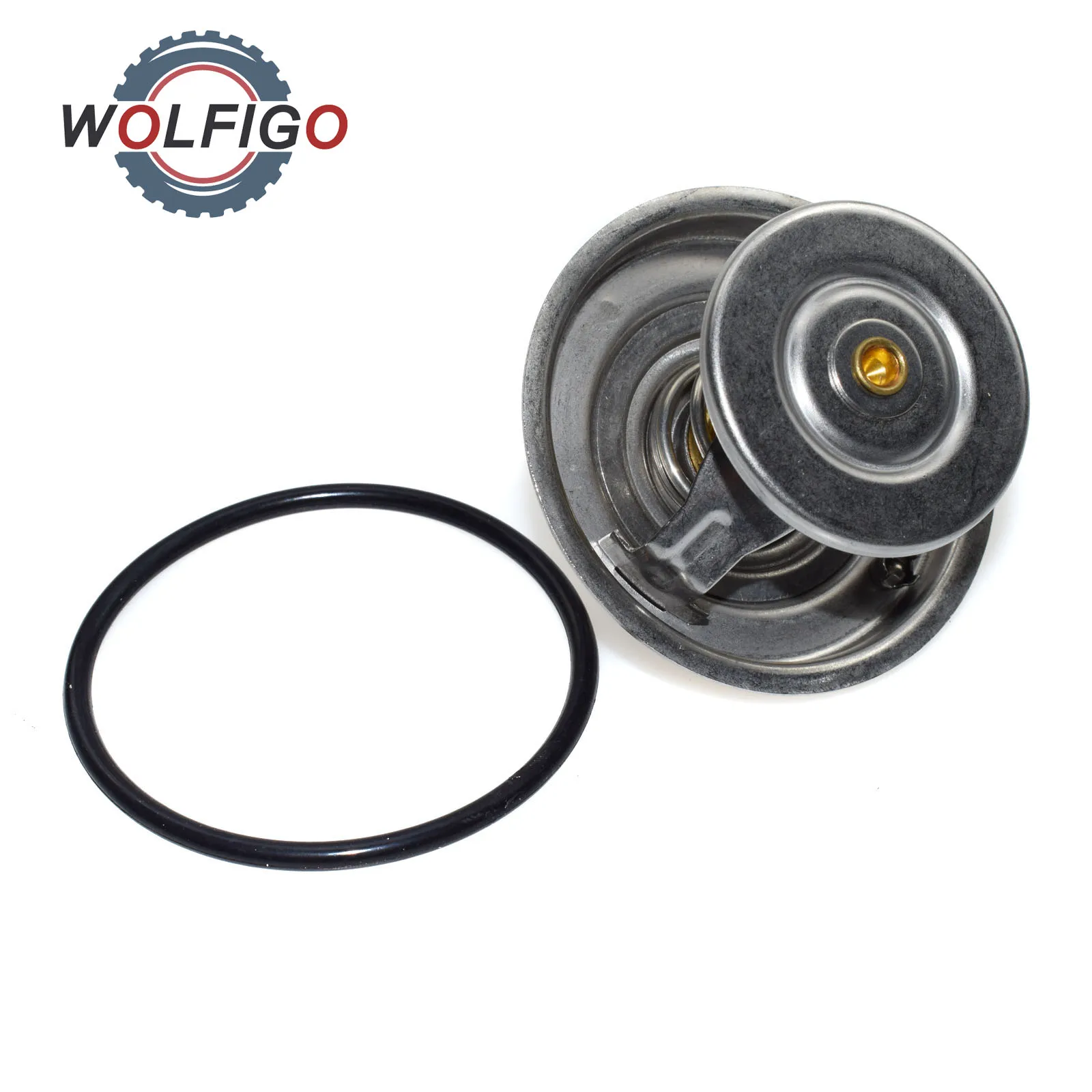 Термостат WOLFIGO для охлаждающей жидкости двигателя подходит DAEWOO MUSSO SSANGYONG Rexton