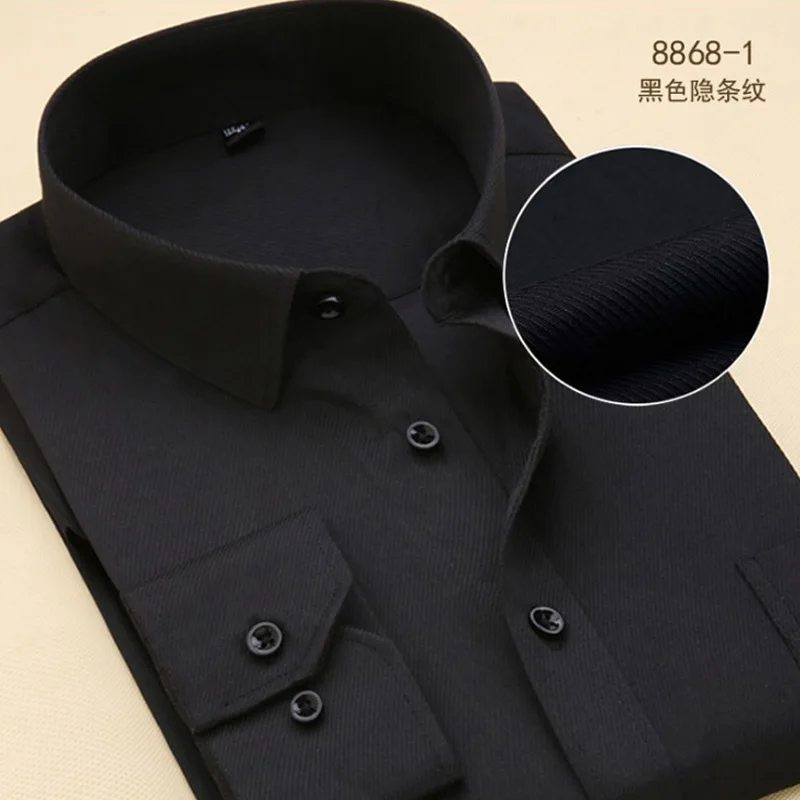 6XL 7XL 8XL 9XL 48 Мужская Рабочая Рубашка мужская рубашка с длинным рукавом больших размеров приталенная мужская деловая рубашка