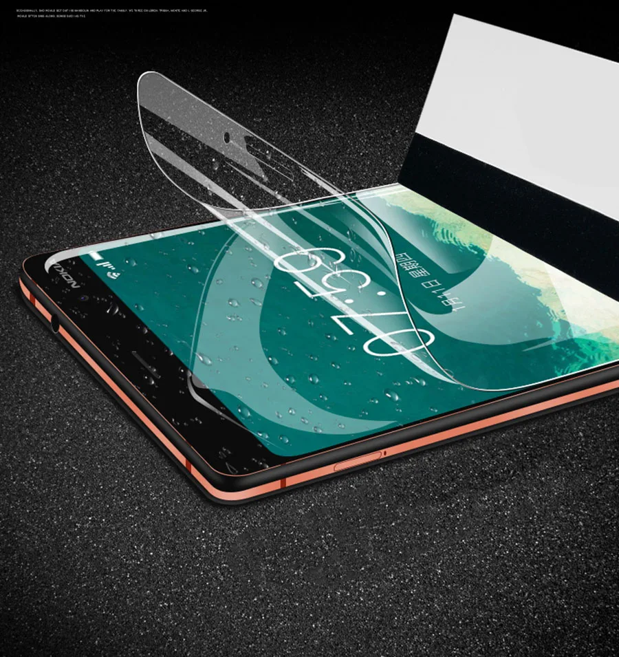 2 шт 3D Передняя силиконовая ТПУ Прозрачная Гидрогелевая пленка для Nokia 6,1 5,1 7,1 Plus Защитная пленка для экрана полное покрытие для Nokia 3 5 6 7 8 Plus