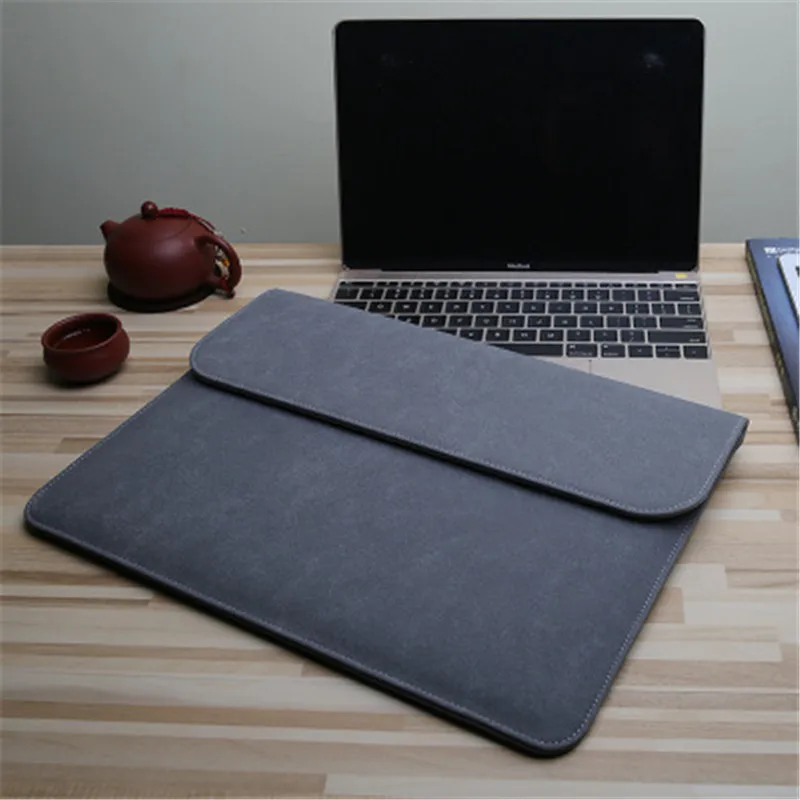 Матовая полиуретановая сумка для ноутбука Macbook retina 11 12 15,4 чехол 13 15 чехол для сенсорной панели для Xiaomi Air 13,3 Pro 15,6