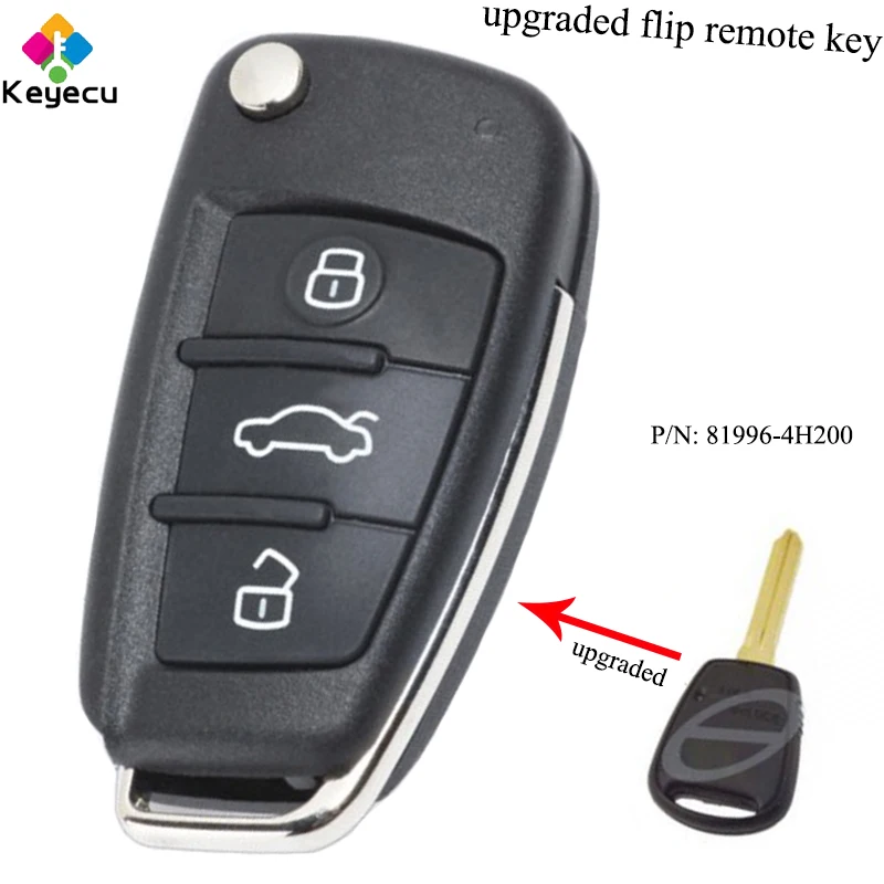 KEYECU Модернизированный ключ для входа без ключа дистанционный Автомобильный