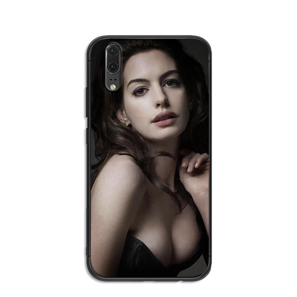 Мягкий чехол-накладка Anne hathaway для huawei Honor 6A 7A 3GB Pro 7X 8X 8C 10 Lite Note | Мобильные телефоны