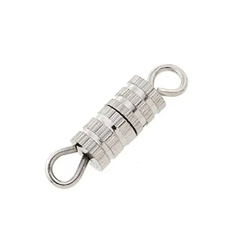 10 х винтовой замок застежка из сплава белого золота цилиндр DIY Мода|white gold clasp|gold