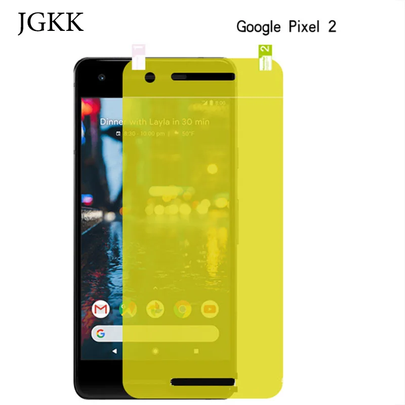 JGKK TPU мягкая Передняя пленка для Google Pixel 2 3 полная Защита экрана XL 3D изогнутая