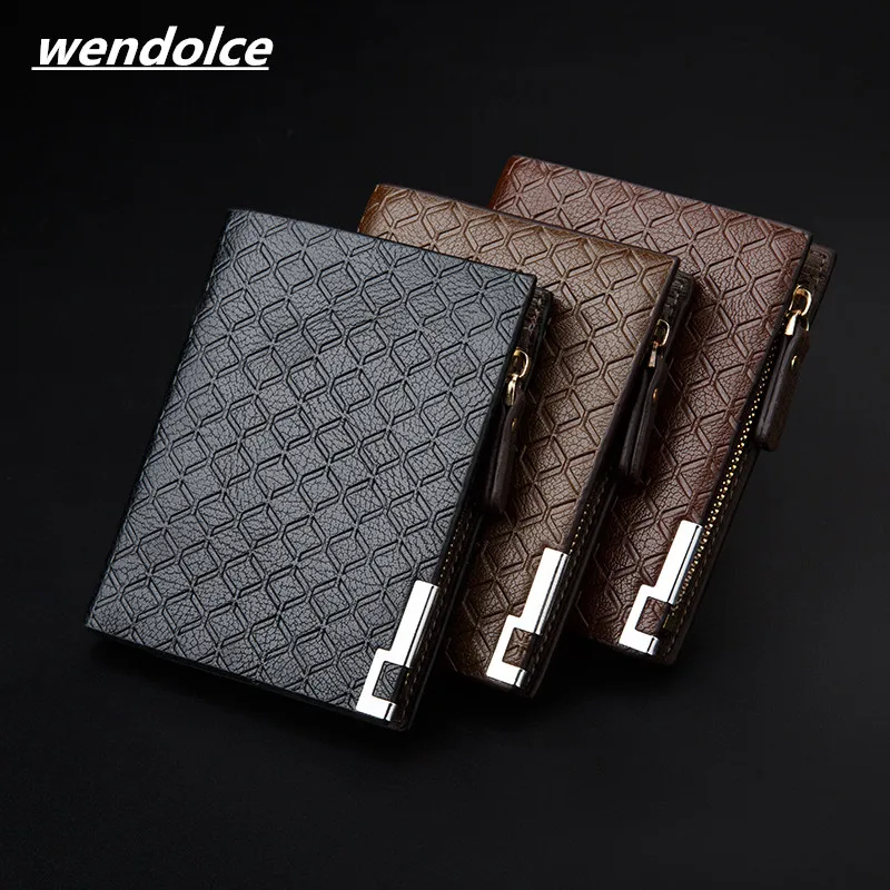 Новый необработанный поверхностный Кошелек двойной открытый-закрытый короткий